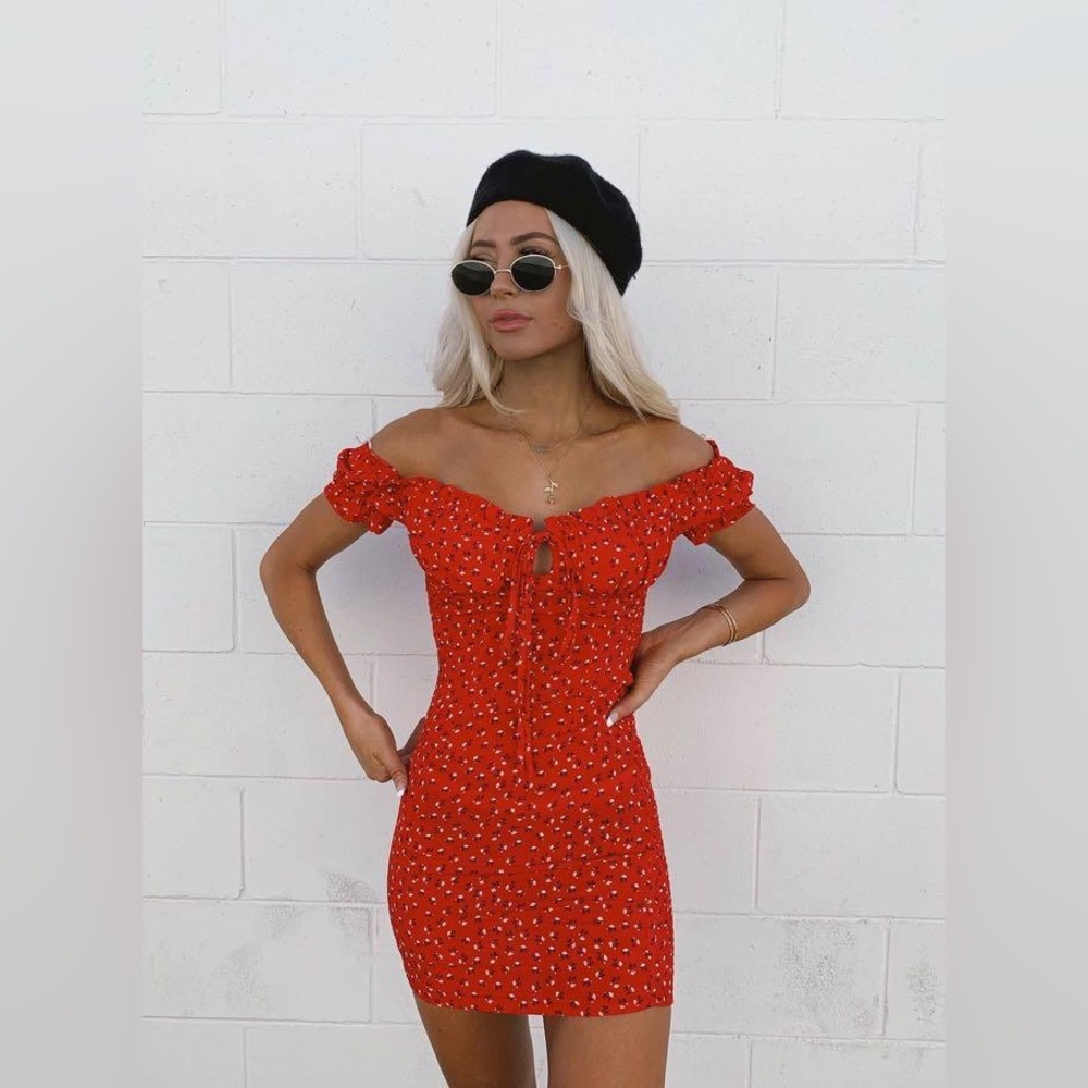 Princess Polly Gracie Mini Dress Red